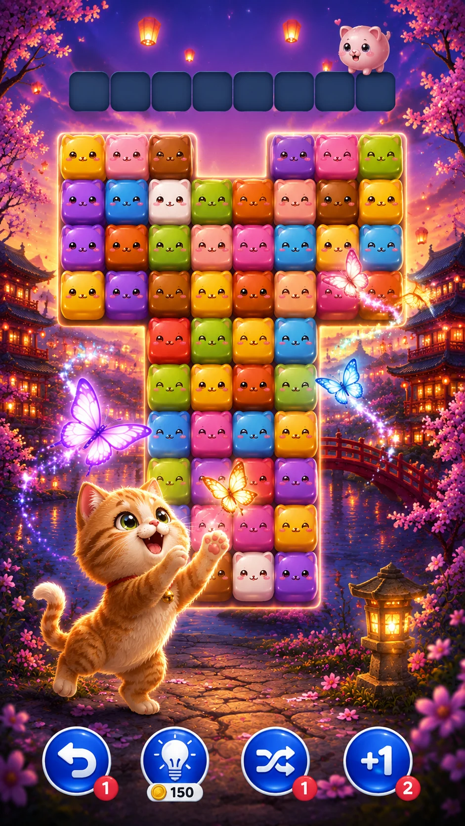 Kitty Triple Tile Match screenshot