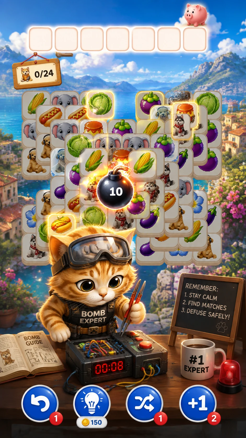 Kitty Triple Tile Match screenshot