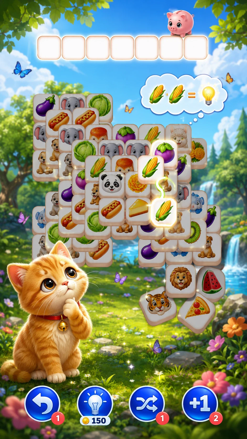 Kitty Triple Tile Match screenshot
